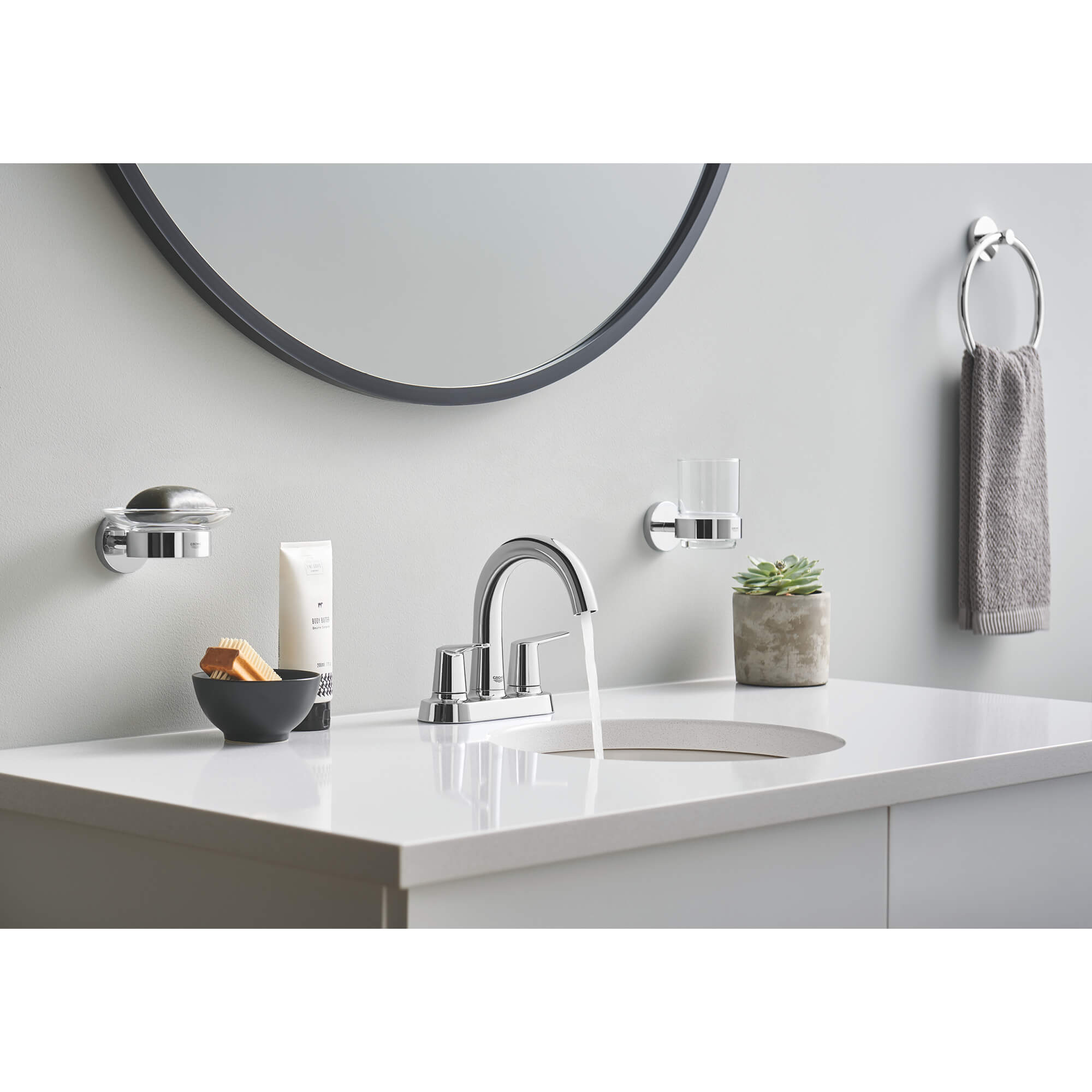 Glass with Holder GROHE CHROME